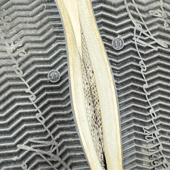 Vintage Havana Kate Gold Snake Print Multi Leather Sneakers Sz 11 - Picture 6 of 6